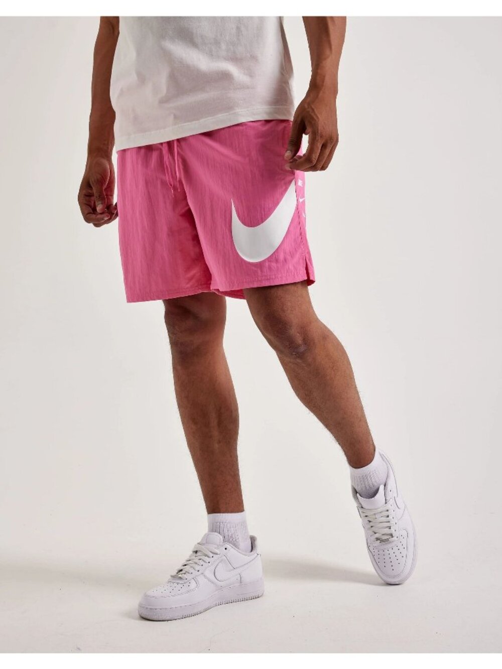 Nike Men's Swim 7'' Shorts Pink/White Size XL NEW WITH TAGS!
